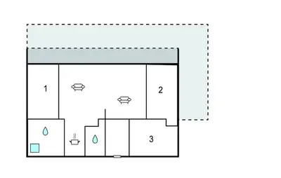 a schematic diagram of the experimental setup at 3 Bedroom Amazing Home In Brovst in Brovst