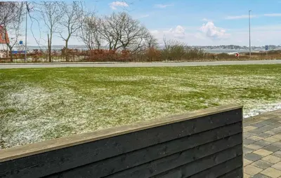 a park with a fence and a field of grass at Stunning Apartment In Roslev With Wifi in Roslev
