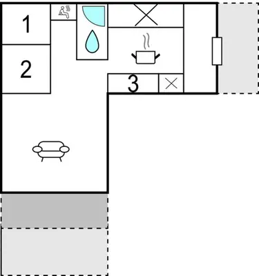 a diagram of a periodic table with two different numbers at Holiday Home Hurup Thy With Hot Tub I in Sønder Ydby