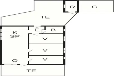 a schematic diagram of the experimental apparatus at 6 person holiday home in Saltum-By Traum in Saltum