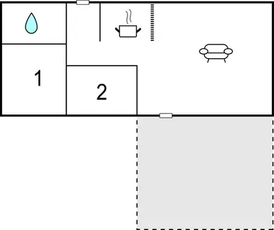 a block diagram of a reaction coordinate system at Two-Bedroom Holiday Home In Pandrup in Pandrup
