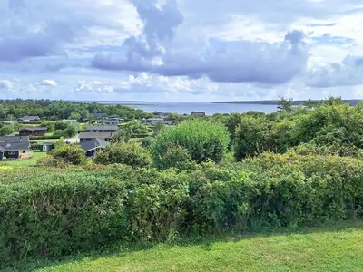 a view of a town with the water in the background at 6 person holiday home in Lemvig in Lemvig