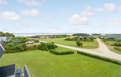 a view from the roof of a house with a yard at 3 Bedroom Stunning Home In Snedsted in Snedsted