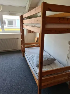 a couple of bunk beds in a room at Stoholm Vandrehjem in Stoholm