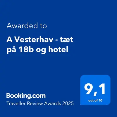a screenshot of a visit to alexhaw test pa mg hotel at A Vesterhav - tæt på 18b og hotel in Harboør