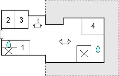 a block diagram of a block diagram of a block reactor at Holiday Home Odavej Løkken Xi in Løkken