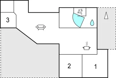 a block diagram of the process of converting a vowel to a consonant at Holiday Home Moreavej in Blokhus