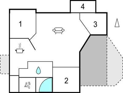 a block diagram of a block diagram of a flowchart at Holiday Home Østersvej Fjerritslev Xii in Fjerritslev