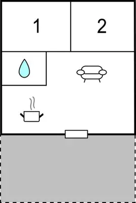 a block diagram of a reaction with a water droplet at Hytte 6 in Thyborøn