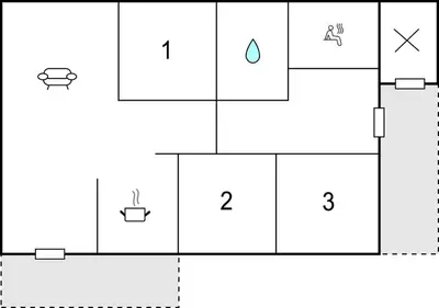 a block diagram of a diagram of a periodic table at Holiday Home Grynderup Strand Roslev in Roslev