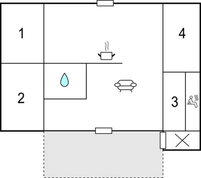 a block diagram of a periodic table with four diagrams at Holiday Home N C Alstedsvej Fjerritslev Xii in Fjerritslev