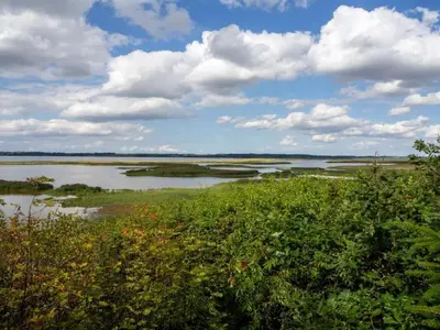 a large body of water with clouds in the sky at 6 person holiday home in Vinderup-By Traum in Vinderup