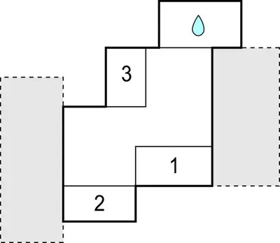 a block diagram of a block diagramifier with a water drop at Nice Home In Roslev With Kitchen in Roslev
