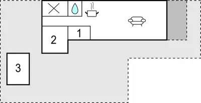 a schematic diagram of the proposed algorithm for determining the number of objects at 3 Bedroom Nice Home In Hurup Thy in Doverodde