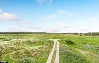 a dirt road in the middle of a field at Cozy Home In Thisted With Wifi in Thisted