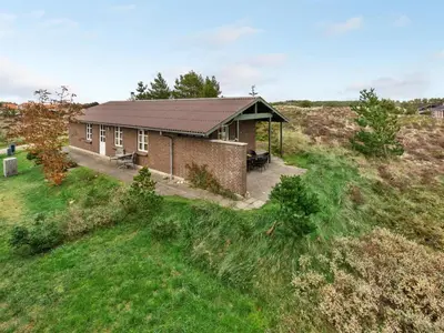 an aerial view of a house on a hill at Holiday Home Thermet - 900m from the sea by Interhome in Torsted