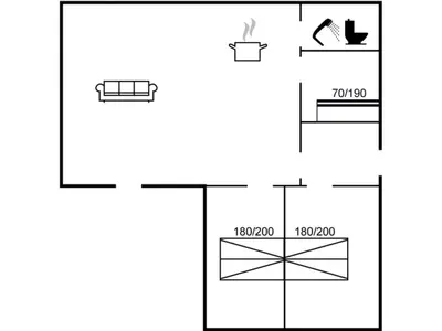 a schematic diagram of the experimental apparatus at Holiday Home Afke - 900m from the sea by Interhome in Torsted