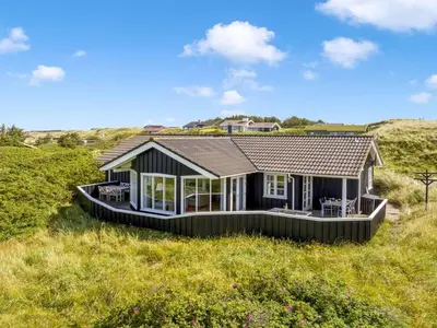 a house on the beach with a view at Holiday Home Kasperi - 250m from the sea by Interhome in Løkken