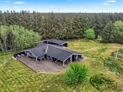 an overhead view of a home with a roof at Holiday Home Siljana - 1km from the sea by Interhome in Løkken