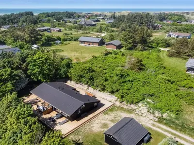 an overhead view of a house with a roof at Holiday Home Paulette - 450m from the sea by Interhome in Løkken