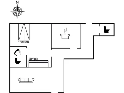a schematic diagram of the experimental apparatus at Apartment Otte - 500m from the sea by Interhome in Blokhus