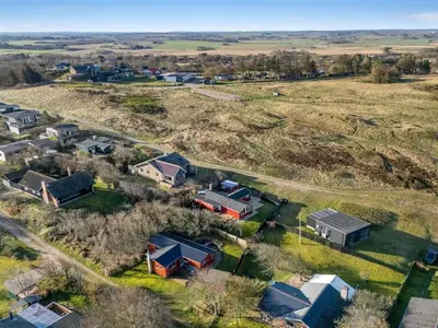 an aerial view of a village with houses at Holiday Home Alpi - 250m to the fjord by Interhome in Struer