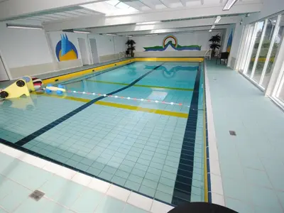 a large swimming pool with a pool at Apartment Stelle - 100m to the fjord by Interhome in Vestervig