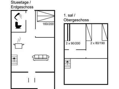 a schematic diagram of the experimental apparatus at Apartment Stelle - 100m to the fjord by Interhome in Vestervig