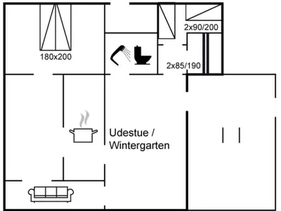 a schematic diagram of the experimental system at Holiday Home Githa - 100m to the fjord by Interhome in Løgstør