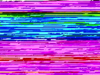 a close up of a computer screen with rainbow colors at Holiday Home Gothfred - 1km from the sea by Interhome in Fjerritslev
