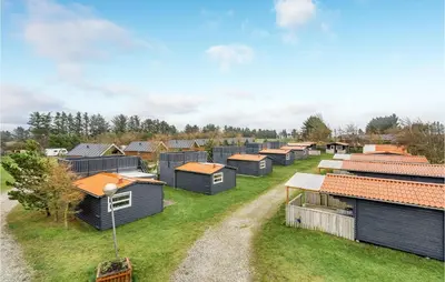 an aerial view of a row of houses at Beautiful Home In Hanstholm With Wifi in Hanstholm