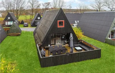 an overhead view of a play house with a table at Amazing Home In Farsø With Wifi in Farsø