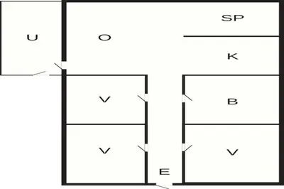 two boxes with the same number of electrons at 6 person holiday home in Thisted-By Traum in Torsted